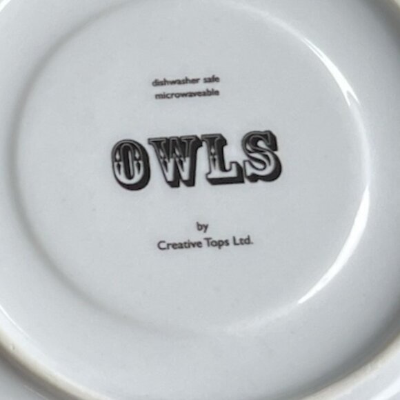 CREATIVE TOPS Cup and Saucer OWLS Coffee Tea Set SO Cute! Porcelain 200ml - Picture 7 of 11